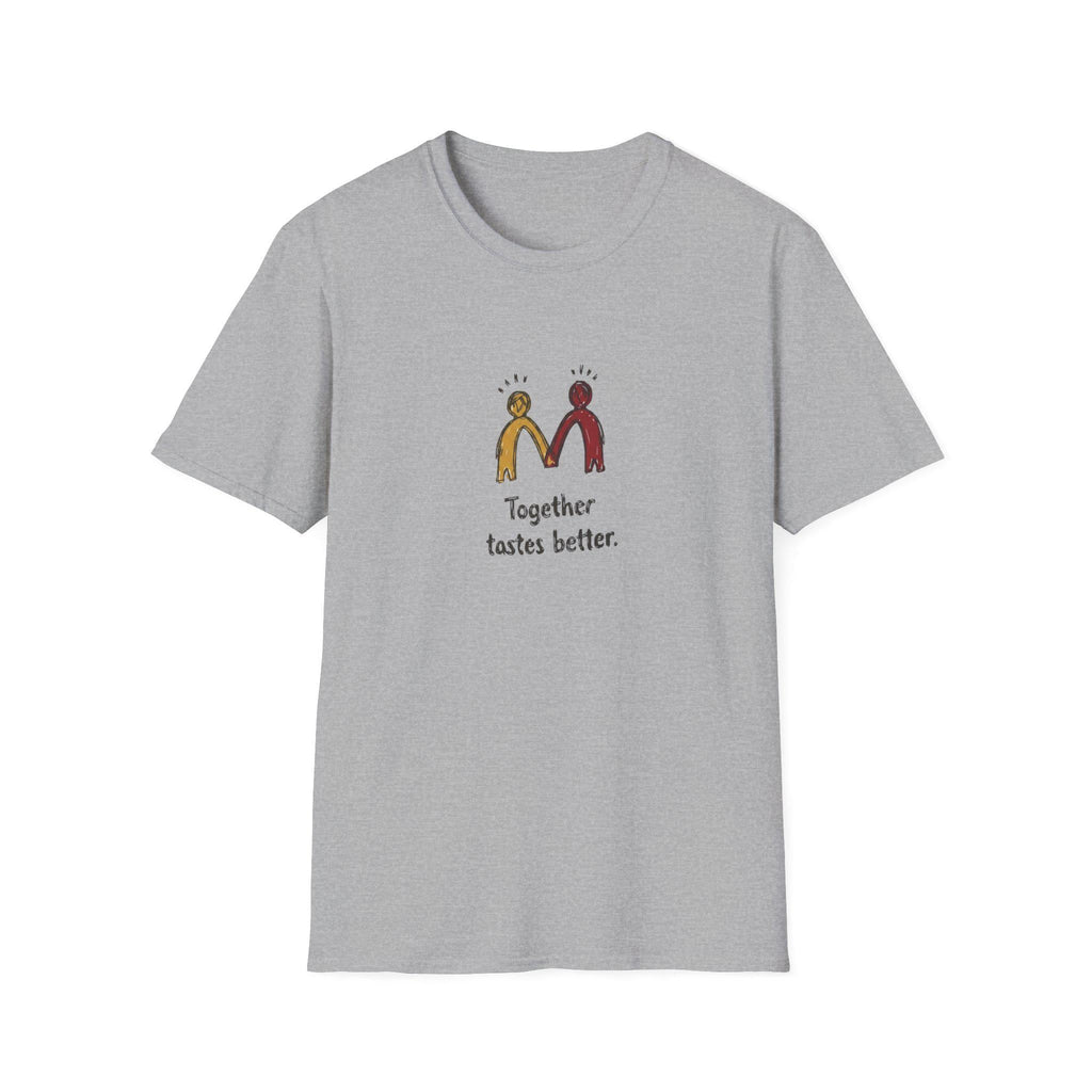 Together tastes better Mc donald's shirts, happy comfort custom gift shirt, friends branded unisex tee