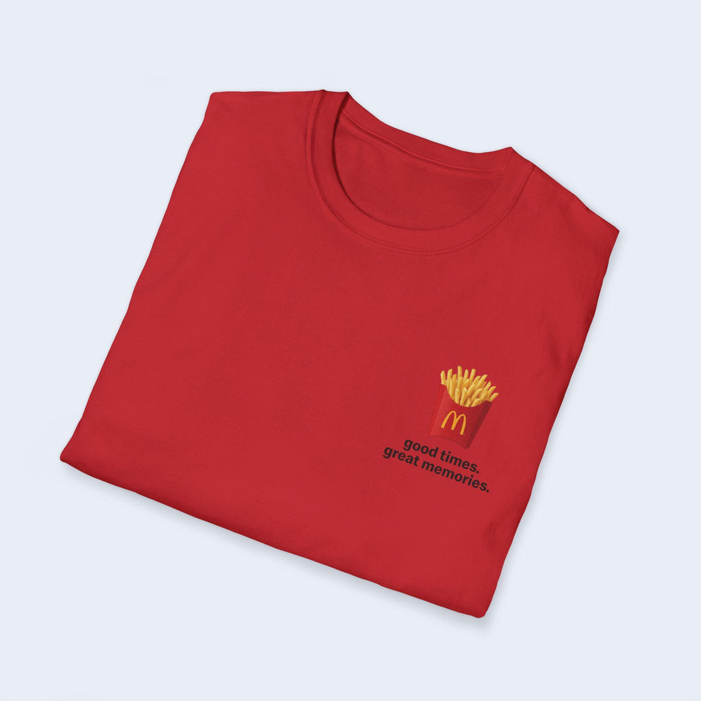 Mc donald's shirt, good times great memories,relive the best happy moments whit this comfort custom shirts gift, branded friends unisex tee
