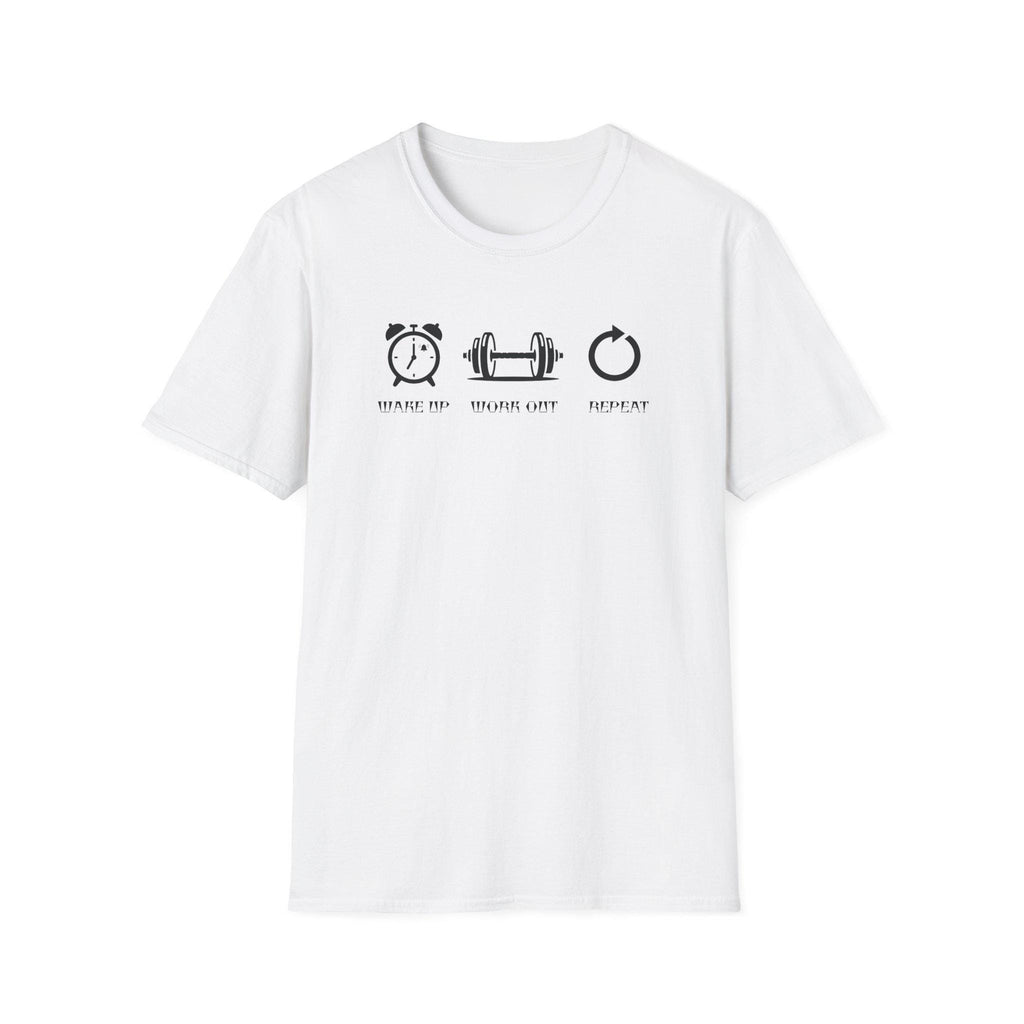 Casual workout comfort designer t-shirt- minimalist gym tee, fitness motivation gift, unisex athletic shirt, breathable cotton