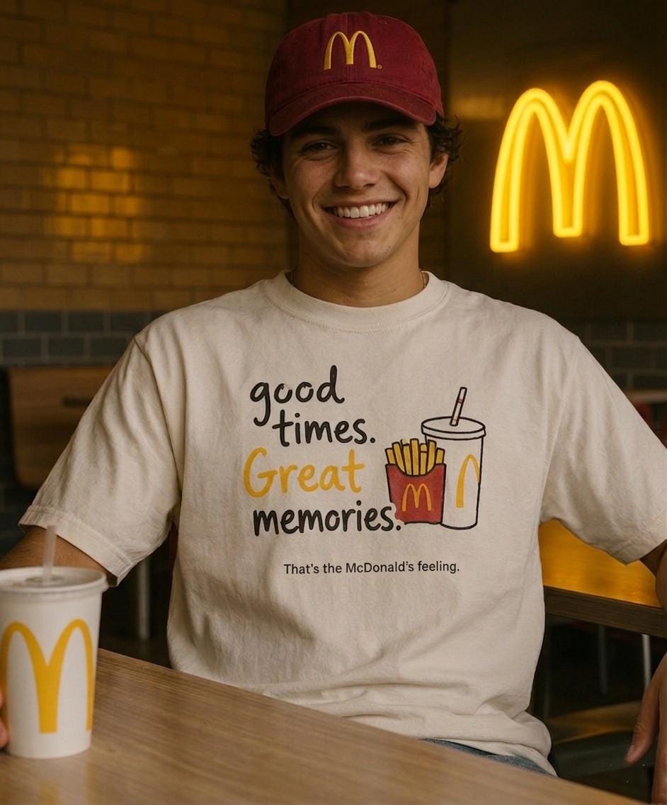 Good times and great memories Mc donald's shirts, happy comfort custom girt shirt , branded unisex tee