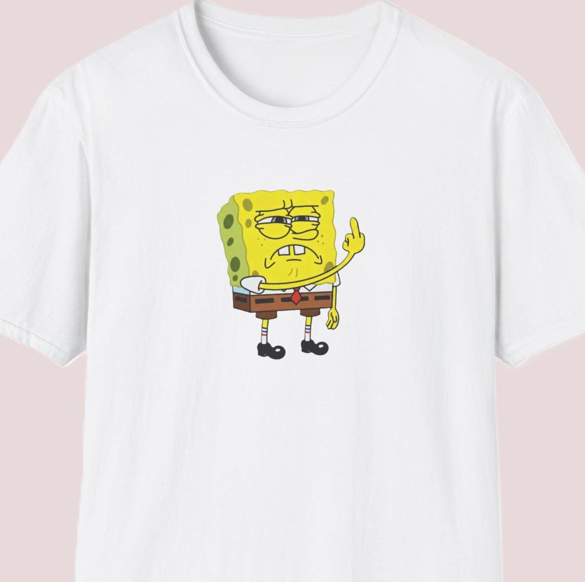Fu** U Spongebob offensive tshirts| Sarcastic custom tee, funny gift for friends, unisex comfort shirt summer trend