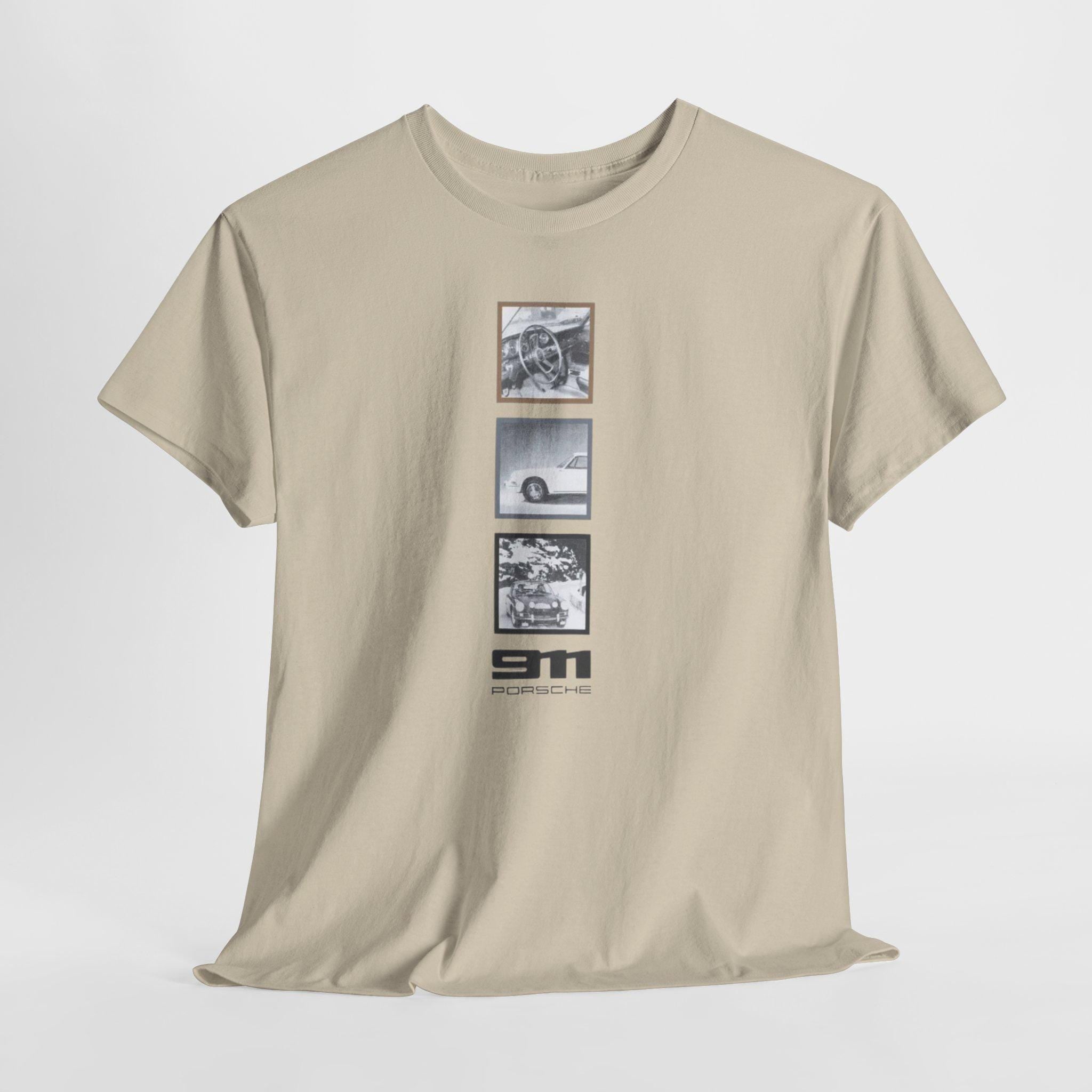 Porsche Shirts 911 model, Vintage Sports Car, unisex branded tshirt gift for cars lovers