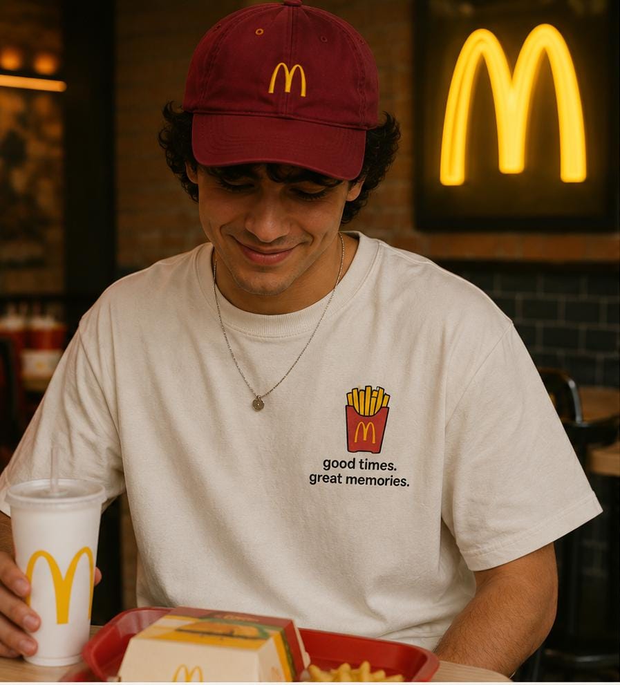 Mc donald's shirt, good times great memories,relive the best happy moments whit this comfort custom shirts gift, branded friends unisex tee