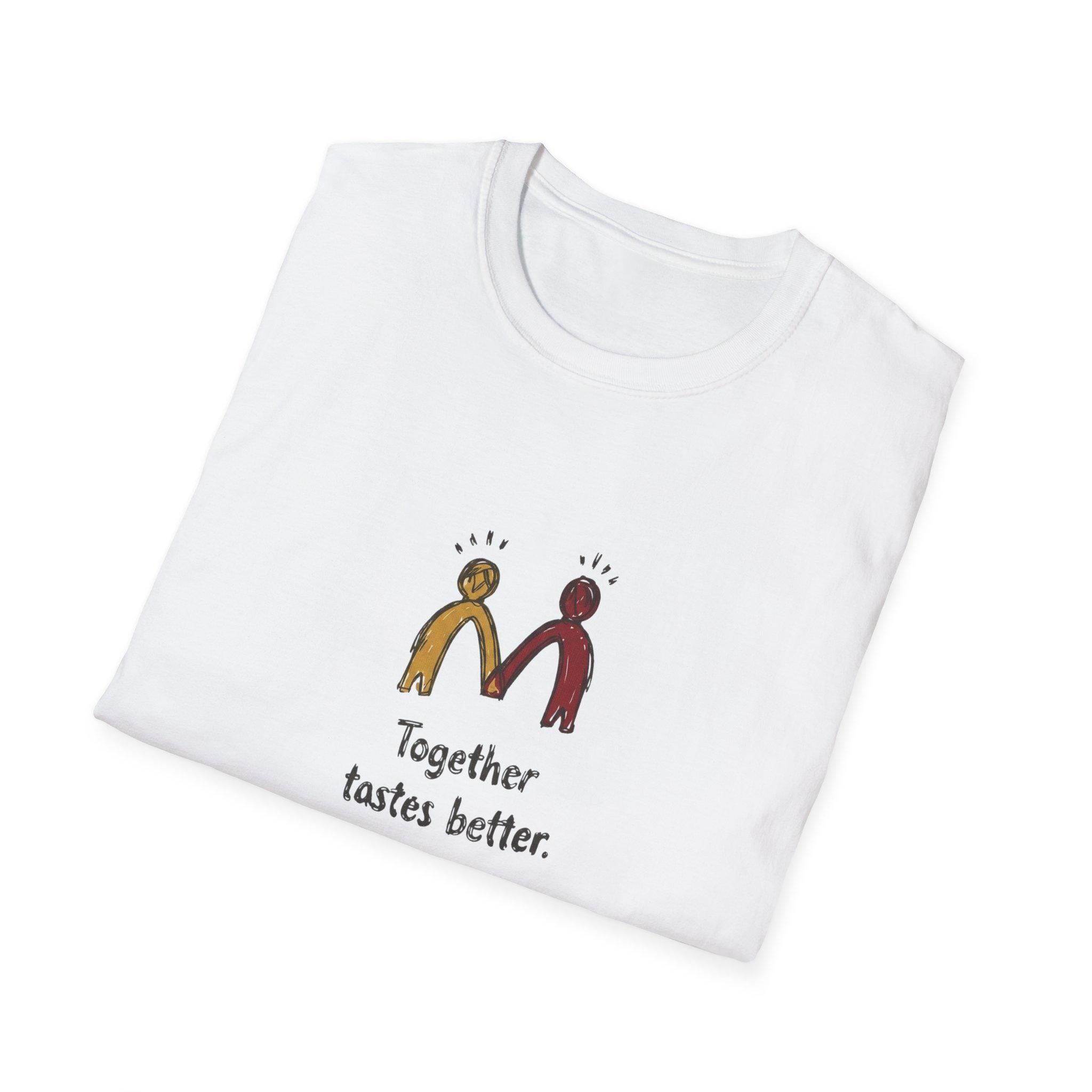 Together tastes better Mc donald's shirts, happy comfort custom gift shirt, friends branded unisex tee