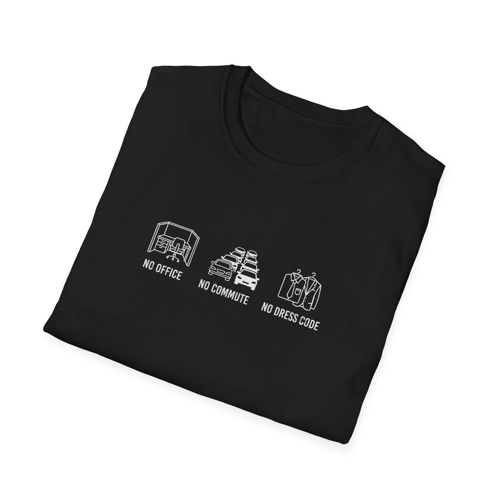 New home life Comfort branded T-Shirt, Graphic Tee, Gift for Fan and smart worker | No dress code Home Office Design -
