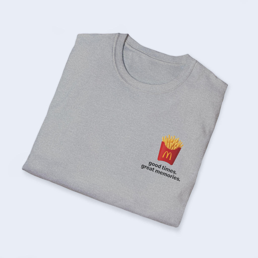 Mc donald's shirt, good times great memories,relive the best happy moments whit this comfort custom shirts gift, branded friends unisex tee