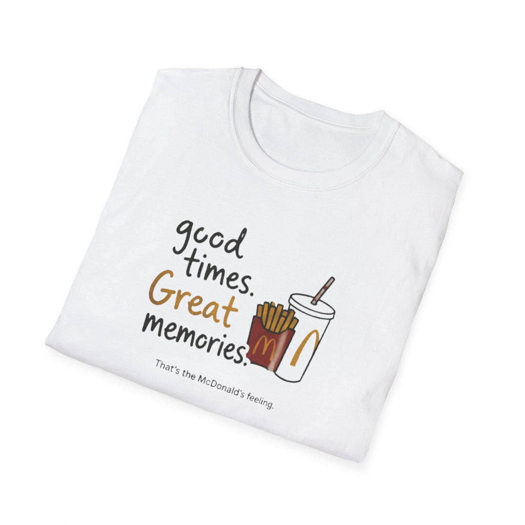 Good times and great memories Mc donald's shirts, happy comfort custom girt shirt , branded unisex tee