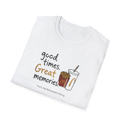 Good times and great memories Mc donald's shirts, happy comfort custom girt shirt , branded unisex tee