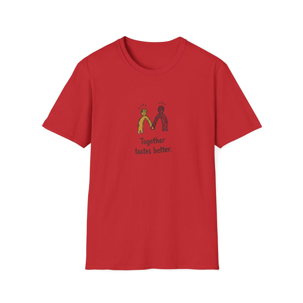 Together tastes better Mc donald's shirts, happy comfort custom gift shirt, friends branded unisex tee