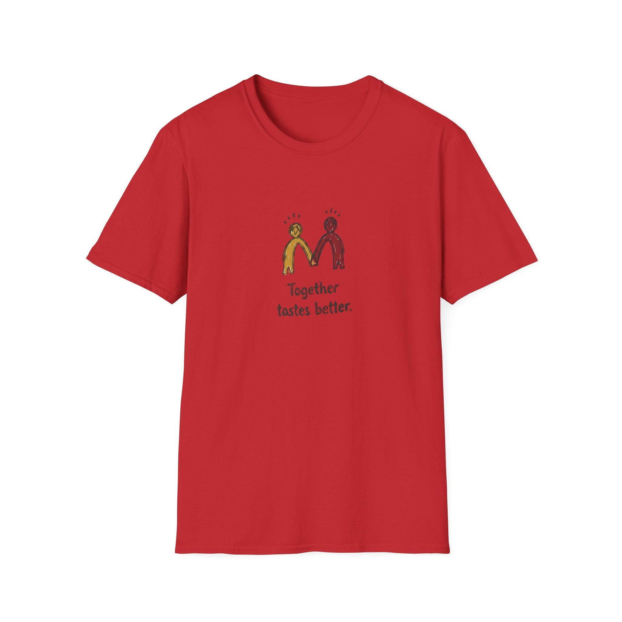 Together tastes better Mc donald's shirts, happy comfort custom gift shirt, friends branded unisex tee