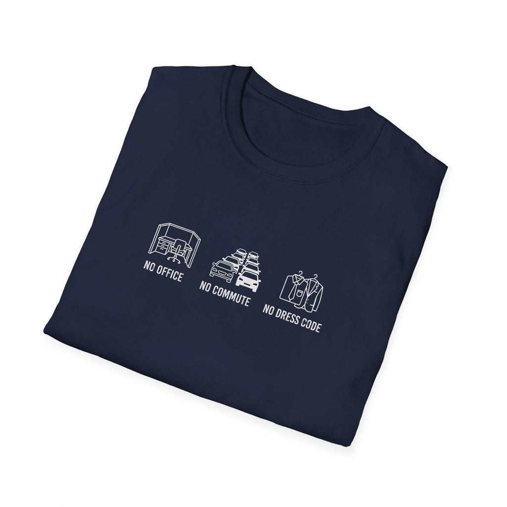 New home life Comfort branded T-Shirt, Graphic Tee, Gift for Fan and smart worker | No dress code Home Office Design -
