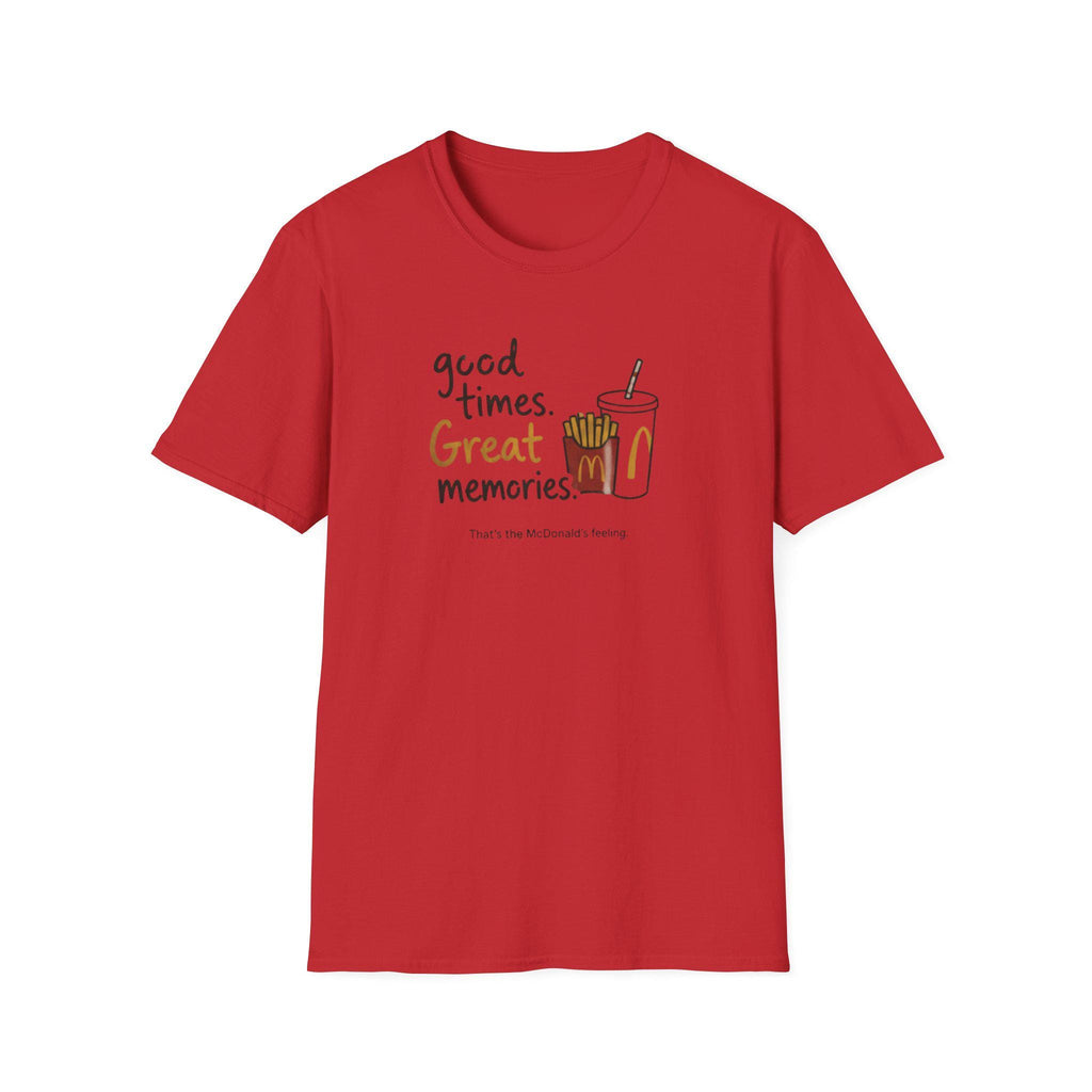 Good times and great memories Mc donald's shirts, happy comfort custom girt shirt , branded unisex tee