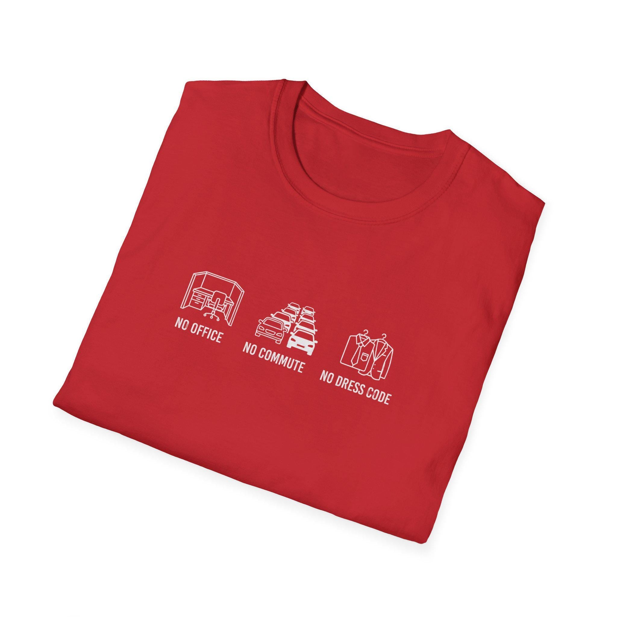 New home life Comfort branded T-Shirt, Graphic Tee, Gift for Fan and smart worker | No dress code Home Office Design -