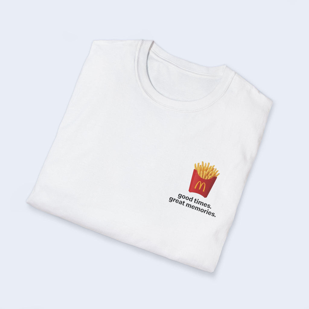 Mc donald's shirt, good times great memories,relive the best happy moments whit this comfort custom shirts gift, branded friends unisex tee