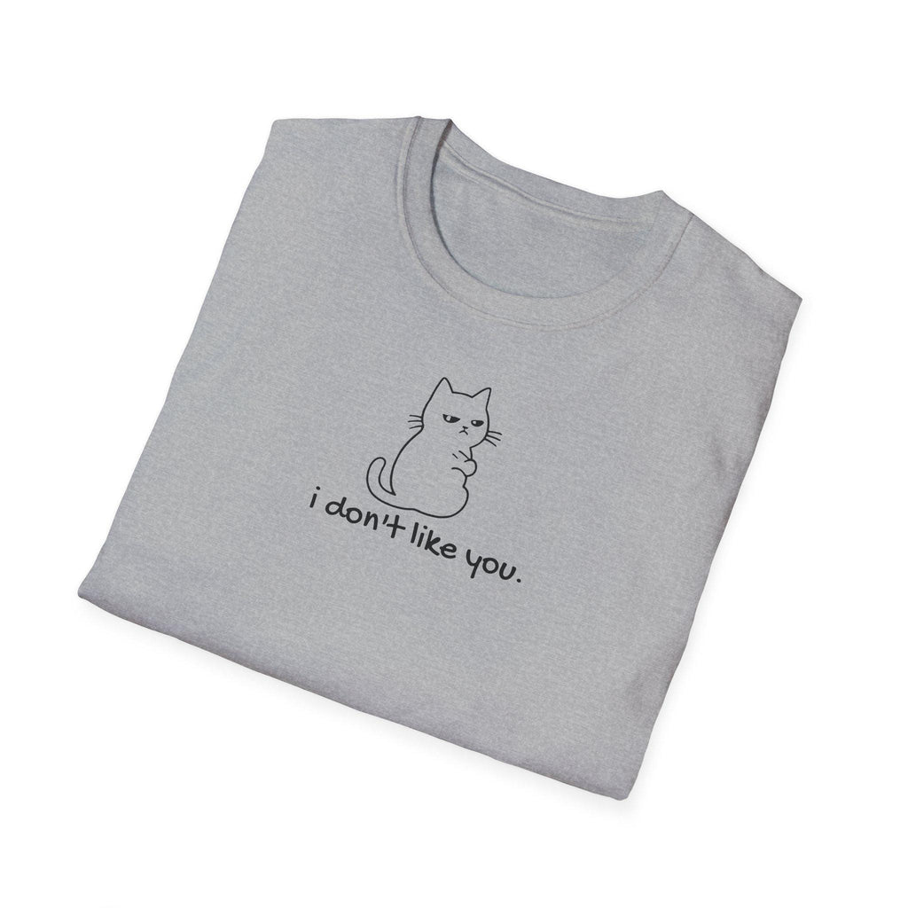 Grumpy Cat don't like you, offensive tshirt | Minimalist Cat Shirt, Sarcastic custom tee we all want to wear on Monday mornings