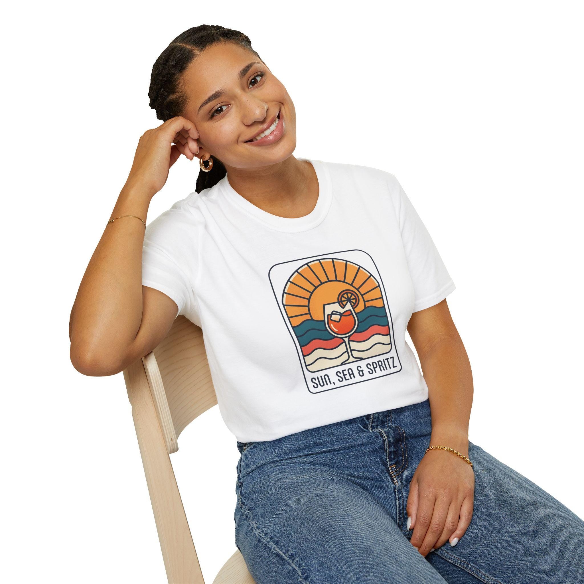 Summer moment branded Shirt| sun summer spritz lover, retro Aperitivo Graphic Tee, Summer Holiday Outfit, best gift ideas for friend