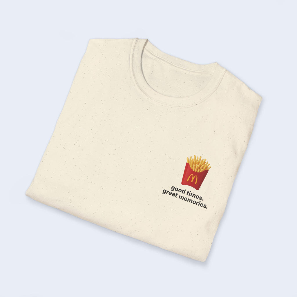 Mc donald's shirt, good times great memories,relive the best happy moments whit this comfort custom shirts gift, branded friends unisex tee