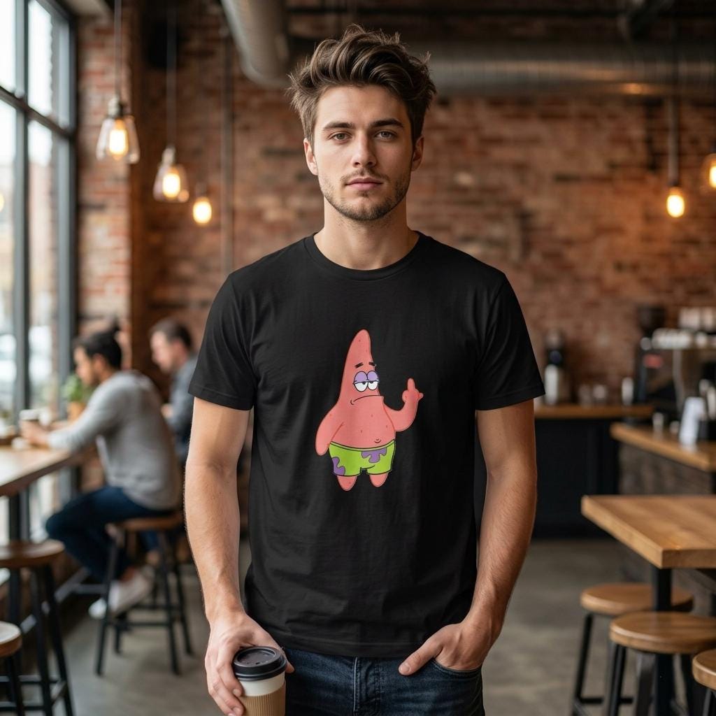 Patrick star offensive tshirts, fu** u| Sarcastic custom tee, funny gift for friends, unisex comfort shirt summer trend