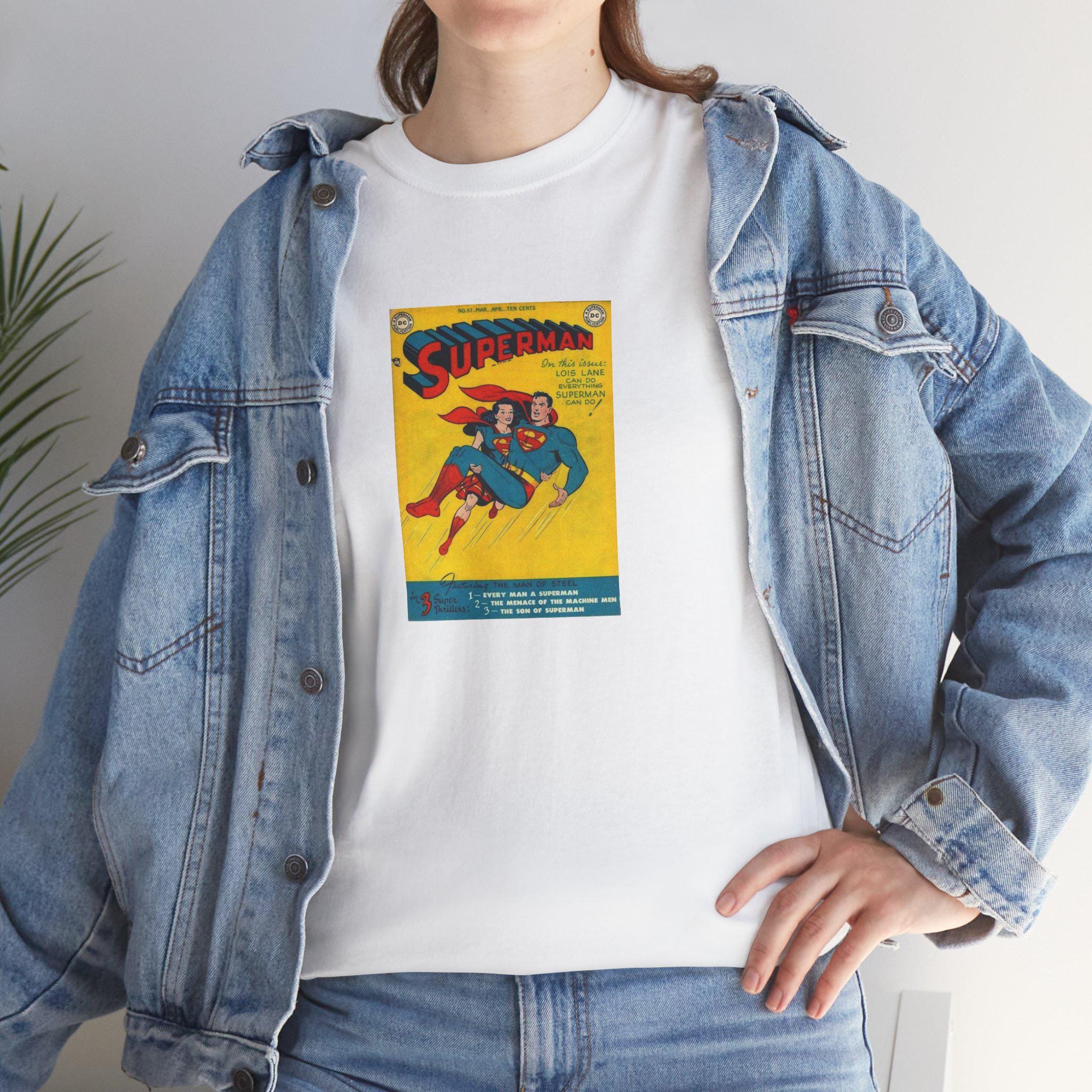 DC Comics shirts branded, Vintage Superman poster, unisex tshirt gift for dc comics fans, comic books fans tee